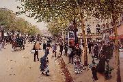 Jean Beraud Boulevard des capucines oil on canvas